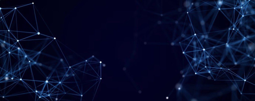 Abstract network of interconnected nodes